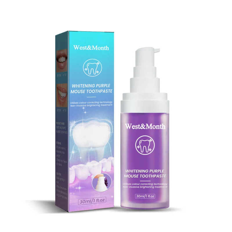 Whitening Purple Mousse Toothpaste for Tooth Cleansing, Anti Cavity Cleaning, Dental Stains, and Oral Care
Whitening Purple Mousse Toothpaste for Tooth Cleansing, Anti Cavity Cleaning, Dental Stains, and Oral Care