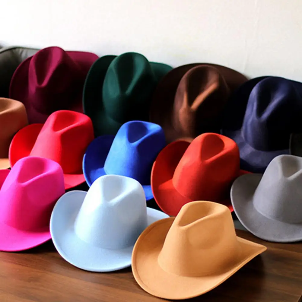 Cowgirl Cap Anti-pilling Washable Birthday Gift Roll Up Brim Cowgirl Hat Women Cowboy Hat for Travel
Cowgirl Cap Anti-pilling Washable Birthday Gift Roll Up Brim Cowgirl Hat Women Cowboy Hat for Travel