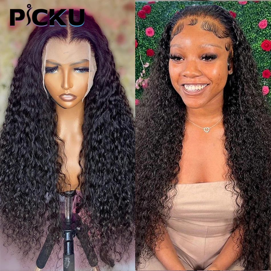 30 40 Inch Deep Wave Frontal Wig Human Hair 13x4 Curly Lace Front Wig Full Transparent HD Lace Water Wigs Brazilian 180 Density
30 40 Inch Deep Wave Frontal Wig Human Hair 13x4 Curly Lace Front Wig Full Transparent HD Lace Water Wigs Brazilian 180 Density