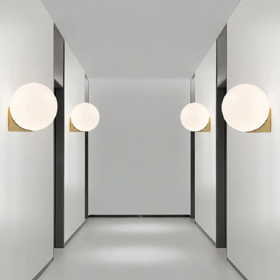 Nordic Art Glass Ball G4 Wall Lights for Home Living Study Room Decoration Lighting Fixture Corridor Aisle Bedroom Bedside Lamp
Nordic Art Glass Ball G4 Wall Lights for Home Living Study Room Decoration Lighting Fixture Corridor Aisle Bedroom Bedside Lamp