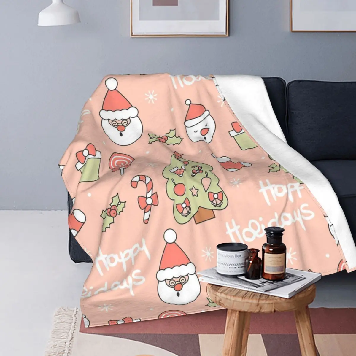 Christmas Decoration Snowflake Flannel Blanket Winter Snowman Deer Santa Warm Plush Thin Blanket. Soft Cozy Travel Home Blanket
Christmas Decoration Snowflake Flannel Blanket Winter Snowman Deer Santa Warm Plush Thin Blanket. Soft Cozy Travel Home Blanket