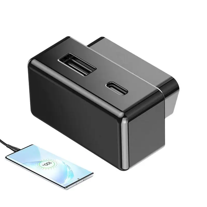 Car Fast Charger For For Tesla Model Y/3 Phone PD Fast Charging Adapter Splitter USB And Type-c Dual Port Plug Head
Car Fast Charger For For Tesla Model Y/3 Phone PD Fast Charging Adapter Splitter USB And Type-c Dual Port Plug Head