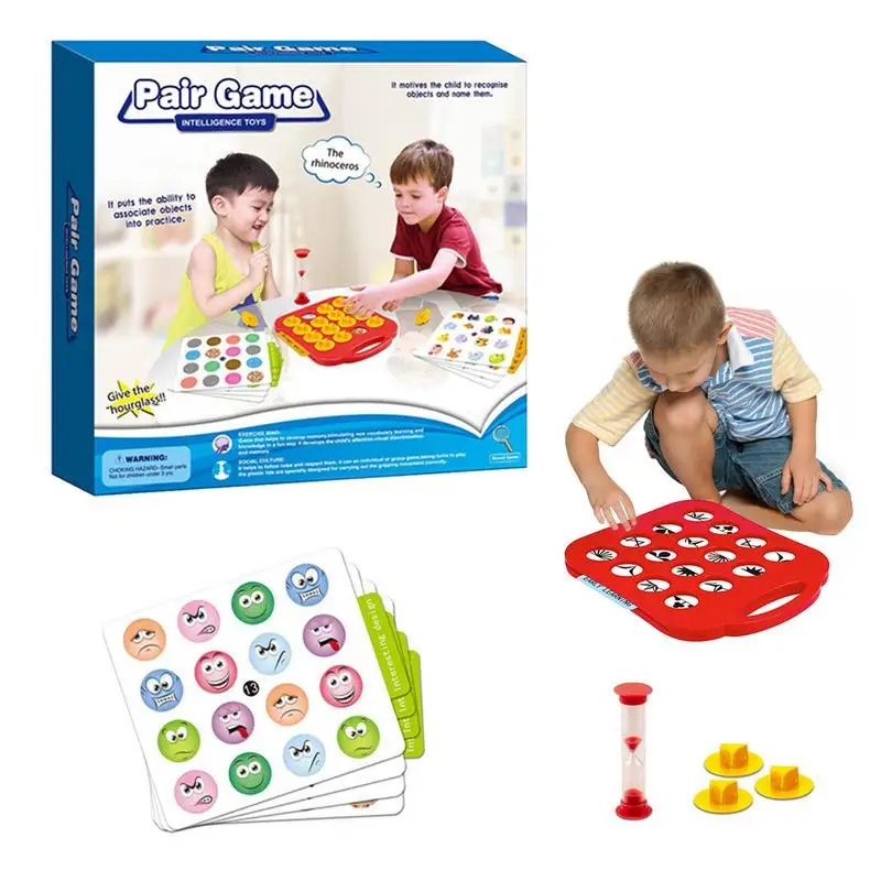 Safe Memory Training Matching Pair Game Early Education Parent-child Interactive Toys Chess Puzzle Toys For Boys Girls Gifts
Safe Memory Training Matching Pair Game Early Education Parent-child Interactive Toys Chess Puzzle Toys For Boys Girls Gifts