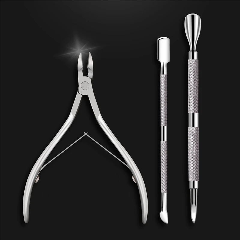 Double Side Nail Dead Skin Cuticle Pusher Nipper Cutter Clipper Scissor Salon Stainless Steel Pedicure Manicure Cleaner Tool Set
Double Side Nail Dead Skin Cuticle Pusher Nipper Cutter Clipper Scissor Salon Stainless Steel Pedicure Manicure Cleaner Tool Set
