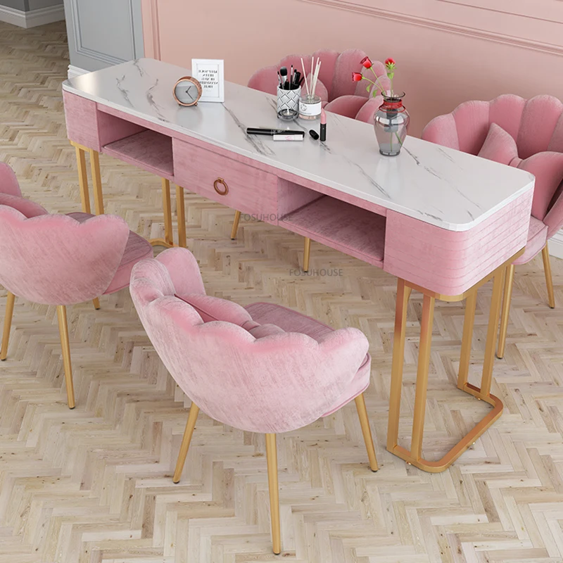 Nordic Wrought Iron Manicure Tables for Commercial Furniture Nail Beauty Table Creative Light Luxury Upscale Manicure Tables
Nordic Wrought Iron Manicure Tables for Commercial Furniture Nail Beauty Table Creative Light Luxury Upscale Manicure Tables