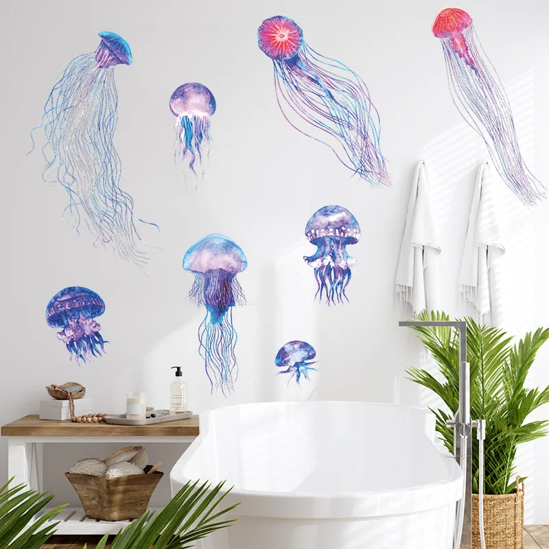 72x50cm Cartoon Jellyfish Removable PVC Wall Stickers Decor Art Decals for Nursery Kids Baby Room Bathroom Tiles Glass Posters
72x50cm Cartoon Jellyfish Removable PVC Wall Stickers Decor Art Decals for Nursery Kids Baby Room Bathroom Tiles Glass Posters