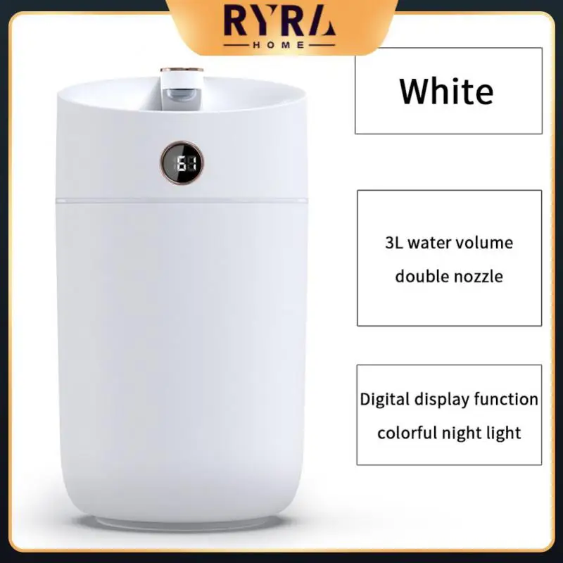 Air Humidifier Mini Ultrasonic USB Essential Oil Diffuser Car Purifier Dual Nozzle Digital Display Home Mist Maker Night Lamp
Air Humidifier Mini Ultrasonic USB Essential Oil Diffuser Car Purifier Dual Nozzle Digital Display Home Mist Maker Night Lamp