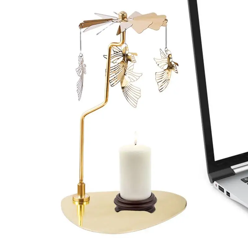 Rotating Candle Holder Thermal Spinning Candlestick Holder Triangle Revolving Lantern Dream Decoration Candle Tea Light Holder
Rotating Candle Holder Thermal Spinning Candlestick Holder Triangle Revolving Lantern Dream Decoration Candle Tea Light Holder