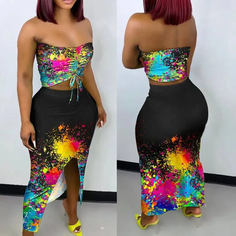 Платье женское летнее без бретелек, пикантный модный топ-труба с принтом, с открытыми плечами, с кулиской и разрезом
Платье женское летнее без бретелек, пикантный модный топ-труба с принтом, с открытыми плечами, с кулиской и разрезом