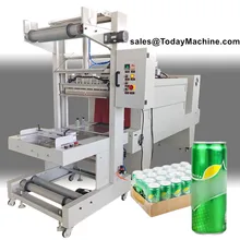 Semi Automatic PVC PE Film Heat Sleeve Cutting Bottle Shrink Packing Machine
