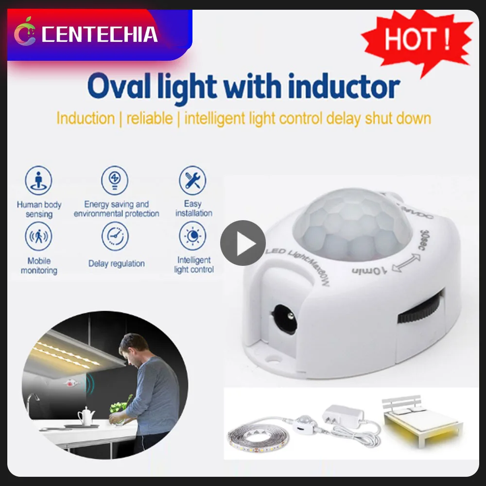 Motion Sensor Light Switch 5V 12V DC Movement Detector Activated Timer Automatic Switch ON OFF LED Strip Light PIR Motion Sensor
Motion Sensor Light Switch 5V 12V DC Movement Detector Activated Timer Automatic Switch ON OFF LED Strip Light PIR Motion Sensor
