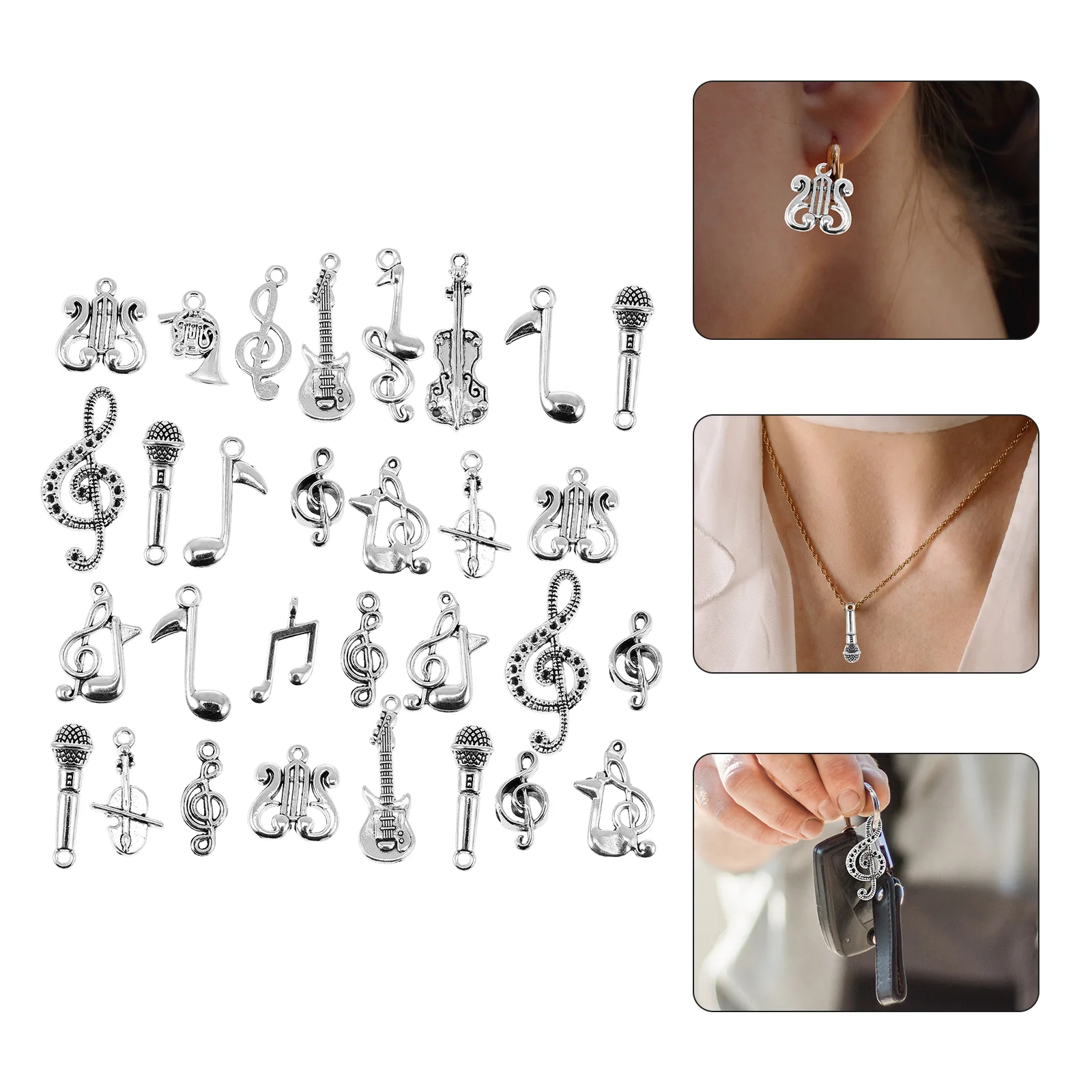 Music Symbol Pendant Jewelry Making Charm Alloy Musical Note Charms Pendants Necklace Locket
Music Symbol Pendant Jewelry Making Charm Alloy Musical Note Charms Pendants Necklace Locket