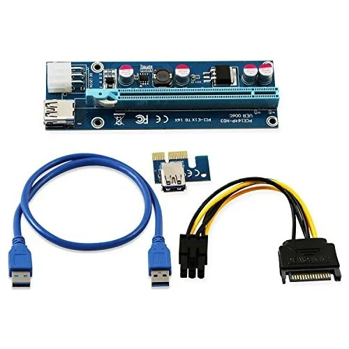 Райзер Ryder PCIE pcie Pci Express, от 1x до 16x, USB 3,0, схема расширения графической карты для майнинга Rigleri
Райзер Ryder PCIE pcie Pci Express, от 1x до 16x, USB 3,0, схема расширения графической карты для майнинга Rigleri