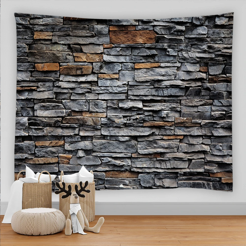 Vintage Stone Grey Rock Brick Wall Tapestry Hippie Boho Home Room Decor Aesthetic European Wall Cloth Tapestries Wallpaper Tapiz
Vintage Stone Grey Rock Brick Wall Tapestry Hippie Boho Home Room Decor Aesthetic European Wall Cloth Tapestries Wallpaper Tapiz