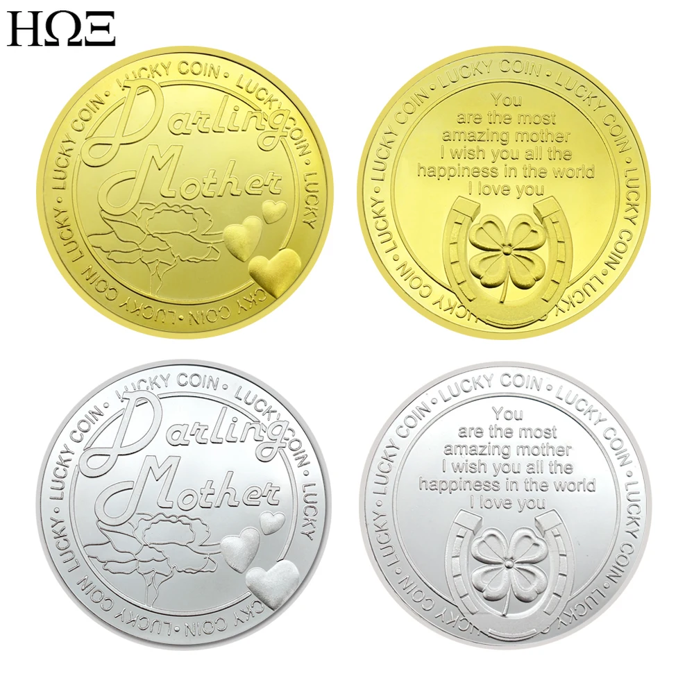 Dear Mom Gold Coin Mother's Day Gift Metal Craft Decoration Commemorative Coin Collection
Dear Mom Gold Coin Mother's Day Gift Metal Craft Decoration Commemorative Coin Collection