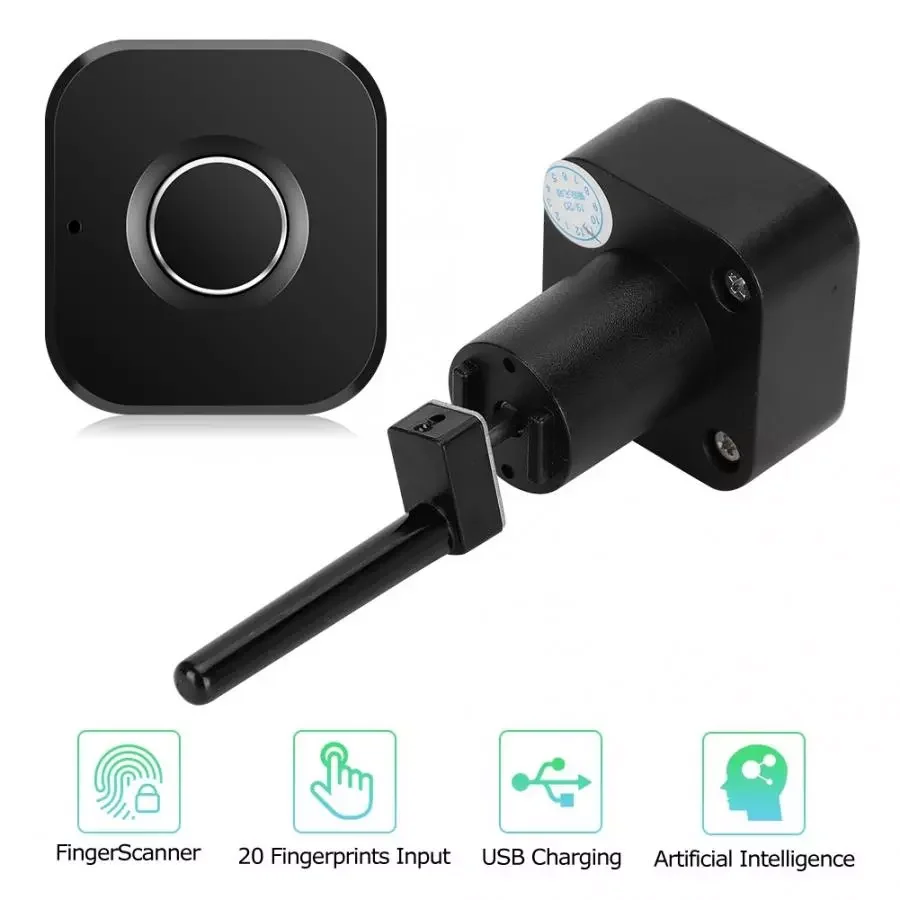 Lock Right Side Smart Fingerprint Keyless Safety Lock for Cabinet Drawer Letter Box USB Charging cerradura puerta
Lock Right Side Smart Fingerprint Keyless Safety Lock for Cabinet Drawer Letter Box USB Charging cerradura puerta