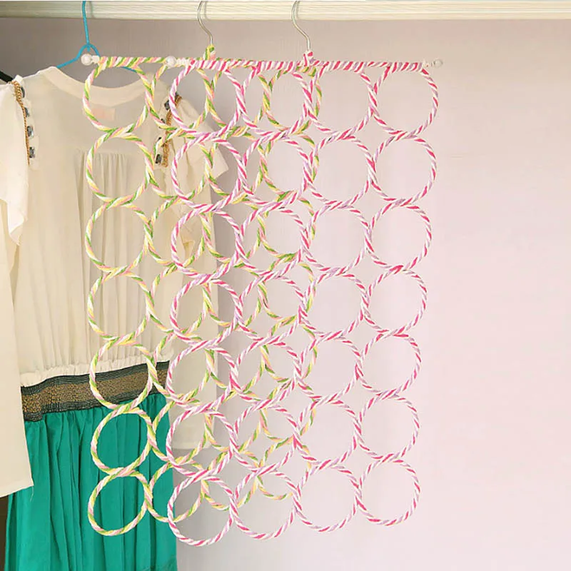 Foldable 9/12/16/28 Hole Ring Rope Shawl Multi Display Scarf Belt Tie Slots Holder Clothes Storage Hanger Organizer Rack
Foldable 9/12/16/28 Hole Ring Rope Shawl Multi Display Scarf Belt Tie Slots Holder Clothes Storage Hanger Organizer Rack