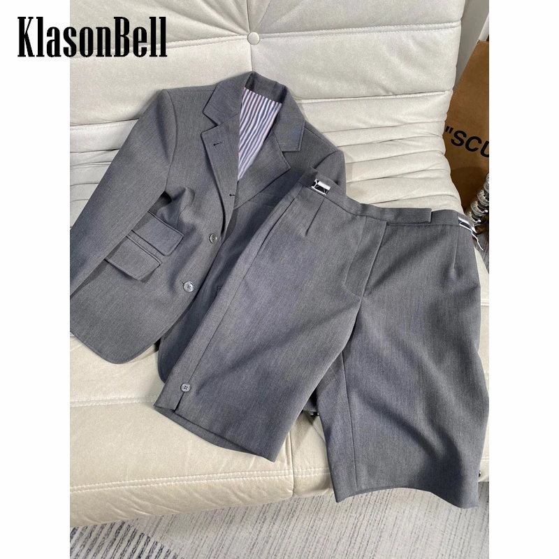 9.19 KlasonBell Single Breasted Pocket Slim Blazer Or Knee-Length Shorts Set Women
9.19 KlasonBell Single Breasted Pocket Slim Blazer Or Knee-Length Shorts Set Women