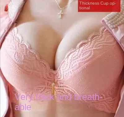 Thickened 5cm gathered bra, super thick 6cm breathable deep V underwear, women's small chest, sexy bra, one piece / suit
Thickened 5cm gathered bra, super thick 6cm breathable deep V underwear, women's small chest, sexy bra, one piece / suit