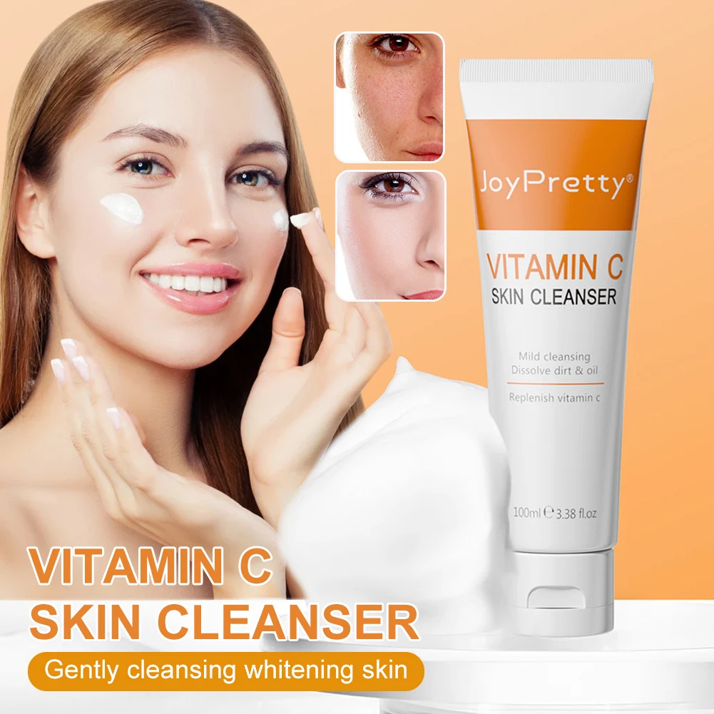 Vitamin C Face Cleanser Dense Foam Oil Control Deep Face Cleaning Cream Acne Treatment Moisturizing Whitening Skin
Vitamin C Face Cleanser Dense Foam Oil Control Deep Face Cleaning Cream Acne Treatment Moisturizing Whitening Skin