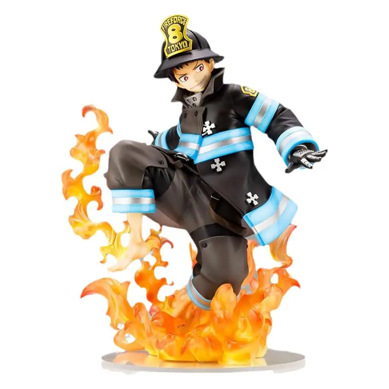 

Original Authentic Assembled Model In Stock ARTFX J Fire Force Shinra Kusakabe 1/8 Action Figure Collection Model Toys