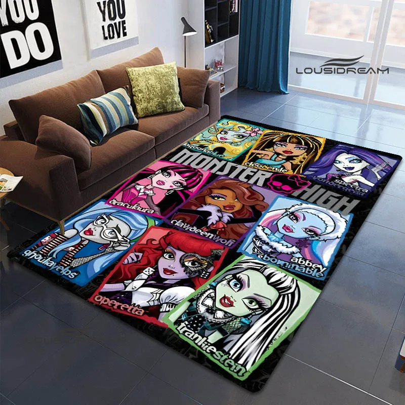 Monster High Anime printed carpet Anime carpet bedroom decoration Yoga mat outdoor rug area rug Non -slip carpet birthday gift
Monster High Anime printed carpet Anime carpet bedroom decoration Yoga mat outdoor rug area rug Non -slip carpet birthday gift
