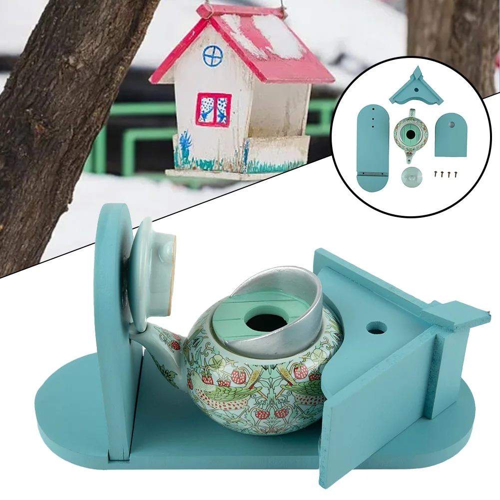 1pcs Teapot Bird House Feeders Hanging Hummingbird Feeder Cage House Birds Garden Crafts Decorative For Outdoor Wild Bird Feeder
1pcs Teapot Bird House Feeders Hanging Hummingbird Feeder Cage House Birds Garden Crafts Decorative For Outdoor Wild Bird Feeder