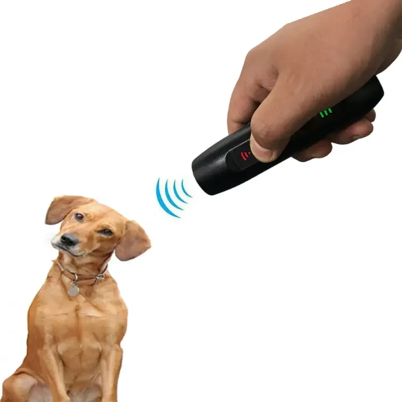 

Portable Ultrasonic Dog Trainer Device Dog Deterrent/Dog Barking Control Devices Training Tool Stop Barking Sonic Dog Repeller
