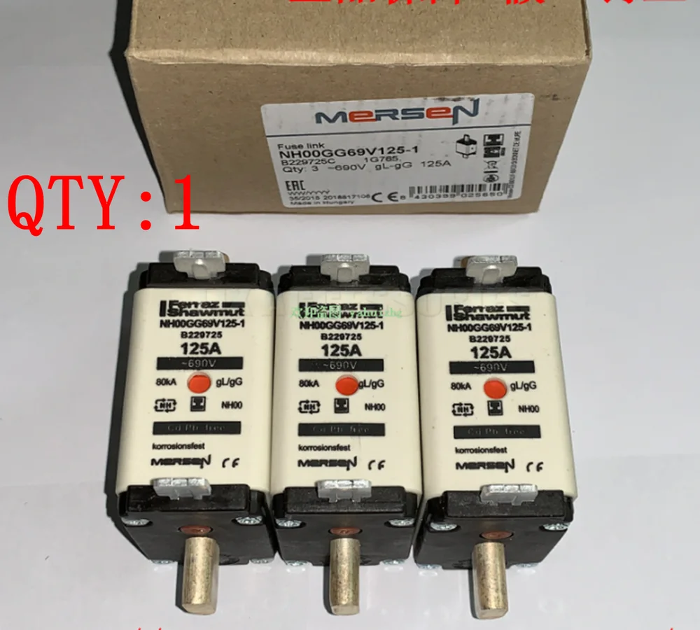 Кол-во: 1 Новый NH00GG69V100-1 A229724 Fuse NH00 690V
Кол-во: 1 Новый NH00GG69V100-1 A229724 Fuse NH00 690V