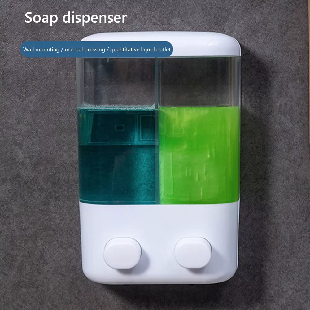 ABS Wall-mounted Liquid Soap Dispenser Single/Double Head Foam Hand Wash Device Bathroom Shower Gel Detergent Shampoo Bottle
ABS Wall-mounted Liquid Soap Dispenser Single/Double Head Foam Hand Wash Device Bathroom Shower Gel Detergent Shampoo Bottle