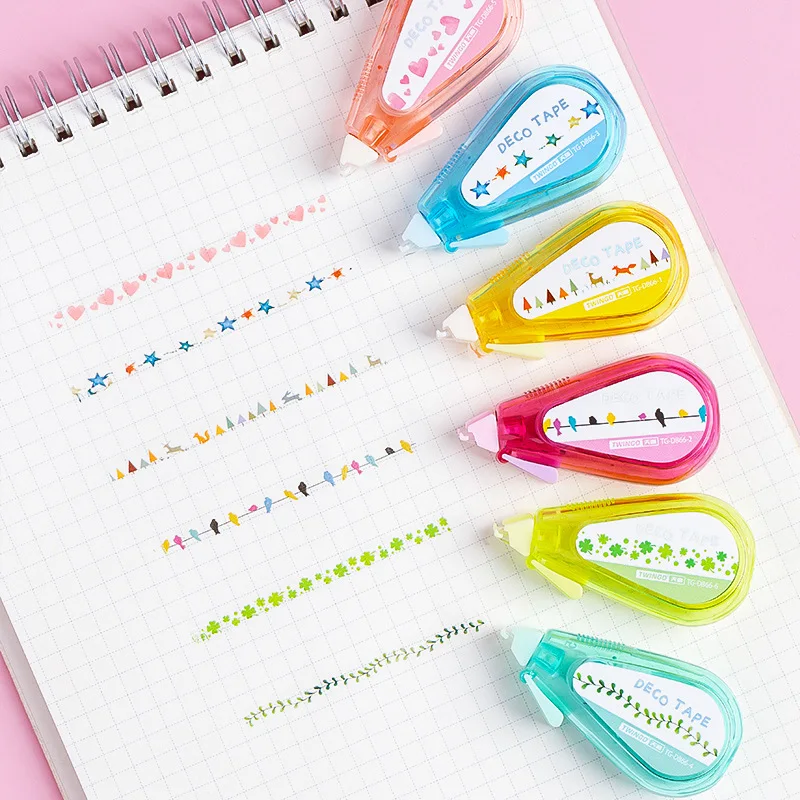 Mini Creative Korean Correction Tape Cute Floral Tree Brid Heart Pattern Correction Tape for DIY Decorative Scrapbook Journal
Mini Creative Korean Correction Tape Cute Floral Tree Brid Heart Pattern Correction Tape for DIY Decorative Scrapbook Journal