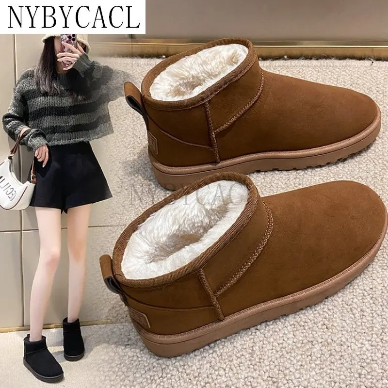Brand Women's Shoes Australian Boots Winter Footwear Round Toe Flat Heel Boots-Women Fashion Snow Low 2023 Ladies Ankle Cotton
Brand Women's Shoes Australian Boots Winter Footwear Round Toe Flat Heel Boots-Women Fashion Snow Low 2023 Ladies Ankle Cotton
