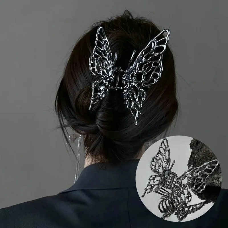 Fashion Metal Butterfly Hair Clip Bright Silver Cross Geometric Hairpin Grab Clip Flower Hair Claw Women Girls Hair Accessories
Fashion Metal Butterfly Hair Clip Bright Silver Cross Geometric Hairpin Grab Clip Flower Hair Claw Women Girls Hair Accessories