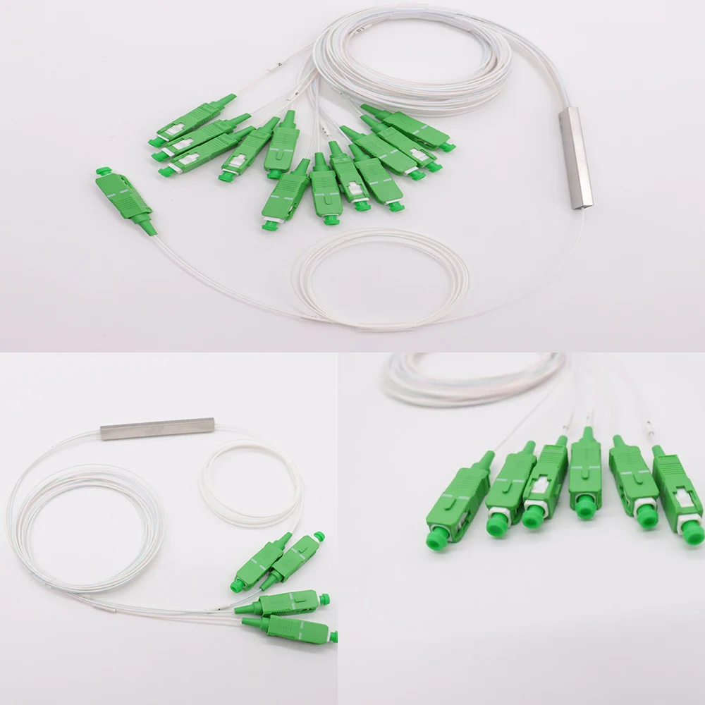 10pcs/lot Steel Tube Fiber Optic PLC Splitter 1x3 1x6 1x12 SC/APC Mini Blockless Sc APC Connector Fiber Optic PLC Splitter 0.9mm
10pcs/lot Steel Tube Fiber Optic PLC Splitter 1x3 1x6 1x12 SC/APC Mini Blockless Sc APC Connector Fiber Optic PLC Splitter 0.9mm