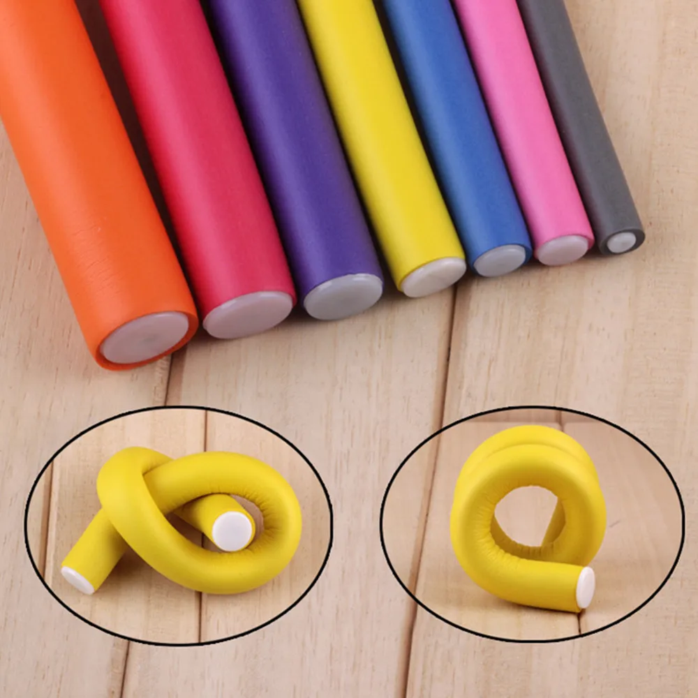 10Pcs DIY Hair Rollers Reusable Soft Rubber Hair Rollers Curlers Portable Wave Formers for Women Hairdressing Styling Tools 
10Pcs DIY Hair Rollers Reusable Soft Rubber Hair Rollers Curlers Portable Wave Formers for Women Hairdressing Styling Tools