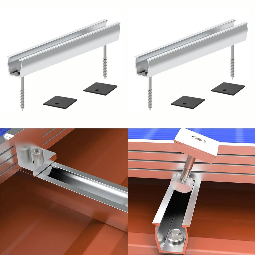 1/2/4 Solar Panel Bracket Fastenings Solar Photovoltaic Mounting Bracket Aluminum Alloy Trapezoidal Rails Guide Rail Earth Plate
1/2/4 Solar Panel Bracket Fastenings Solar Photovoltaic Mounting Bracket Aluminum Alloy Trapezoidal Rails Guide Rail Earth Plate