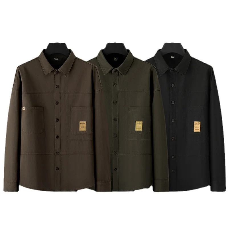 New Arrival Fashion Super Large Autumn Young Men's Square Collar Cotton Work Shirt Shirt Plus Size L XL 2XL 3XL 4XL 5XL 6XL 7XL
New Arrival Fashion Super Large Autumn Young Men's Square Collar Cotton Work Shirt Shirt Plus Size L XL 2XL 3XL 4XL 5XL 6XL 7XL
