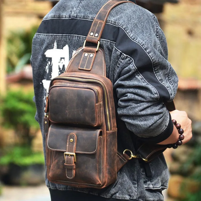 Leather Bag Chest Genuine Luufan Sling Vintage Large Shoulder Bag Riding Men Horse Chest Crazy Male Men Pack Capacity Bag
Leather Bag Chest Genuine Luufan Sling Vintage Large Shoulder Bag Riding Men Horse Chest Crazy Male Men Pack Capacity Bag