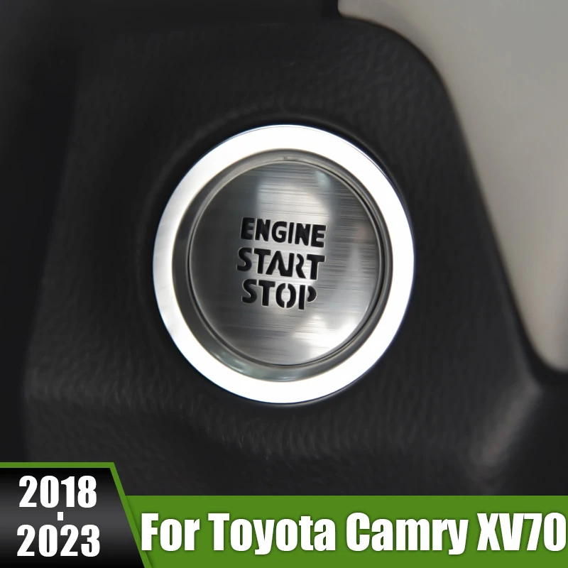 For Toyota Camry XV70 70 2018 2019 2020 2021 2022 2023 Car Engine One-Click Start Stop Button Ring Cover Trim Circle Stickers
For Toyota Camry XV70 70 2018 2019 2020 2021 2022 2023 Car Engine One-Click Start Stop Button Ring Cover Trim Circle Stickers