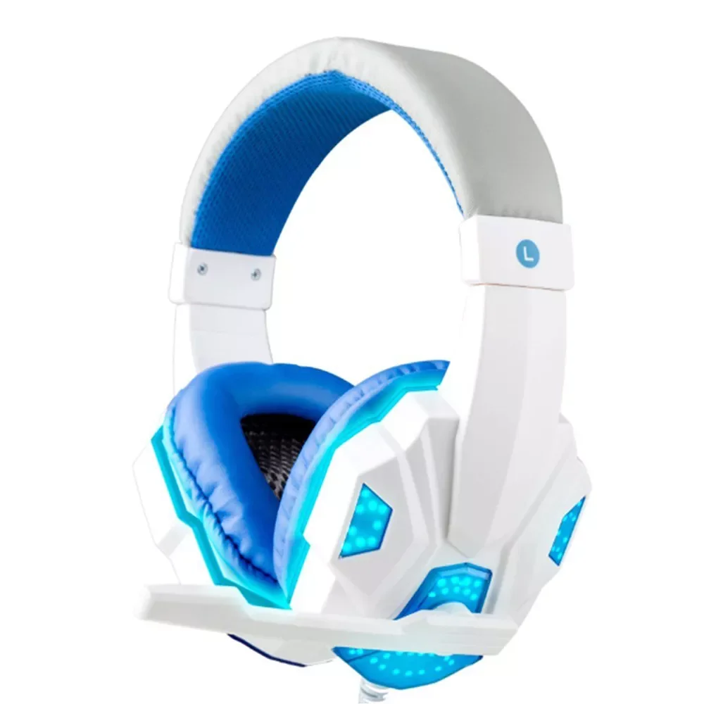 New Gaming Headset Headphones With LED Light Mic Stereo Earphones Deep Bass For PC Computer Gamer Laptop Auriculares
New Gaming Headset Headphones With LED Light Mic Stereo Earphones Deep Bass For PC Computer Gamer Laptop Auriculares