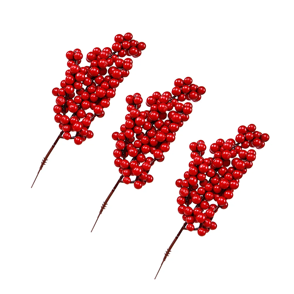 3pcs Holly Berry Stems Red Berries Artificial Berry Branches Christmas Berry Picks Branch
3pcs Holly Berry Stems Red Berries Artificial Berry Branches Christmas Berry Picks Branch