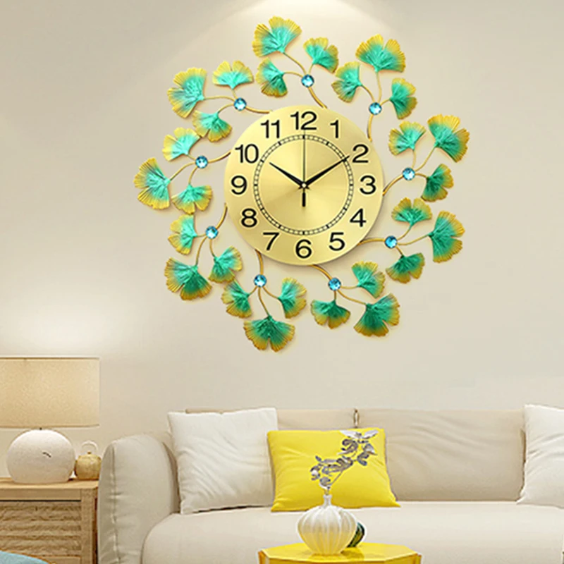 Silent Luxury Metal Wall Clocks Living Room Modern Fancy Art Wall Watch Stylish Bedroom Chic Simple Saat Home Decoration
Silent Luxury Metal Wall Clocks Living Room Modern Fancy Art Wall Watch Stylish Bedroom Chic Simple Saat Home Decoration