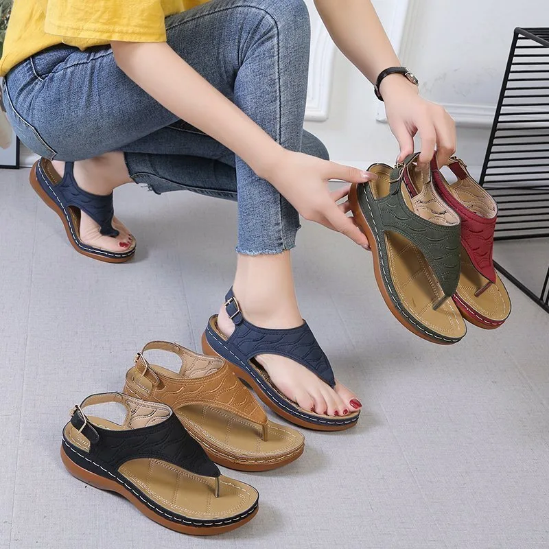 Women Flat Shoes Sandals Solid Color Round PU Slope with Light and Breathable Bag Non Slip Heel s
Women Flat Shoes Sandals Solid Color Round PU Slope with Light and Breathable Bag Non Slip Heel s