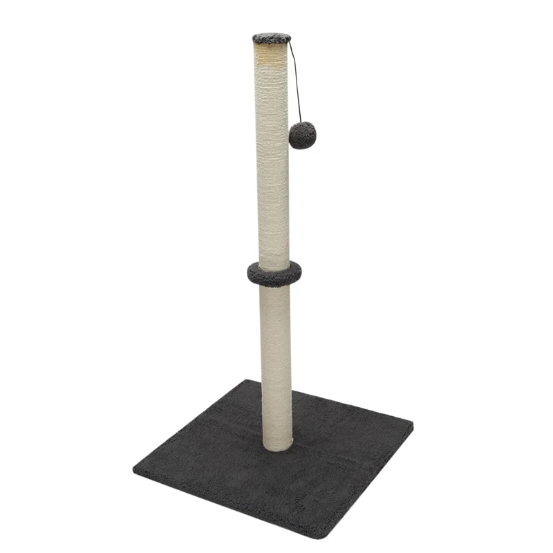 35 Inch Cat Scratching Post, Cat Scratcher With Hanging Ball, Durable Cat Scratching Post For Indoor With Sisal Rope
35 Inch Cat Scratching Post, Cat Scratcher With Hanging Ball, Durable Cat Scratching Post For Indoor With Sisal Rope