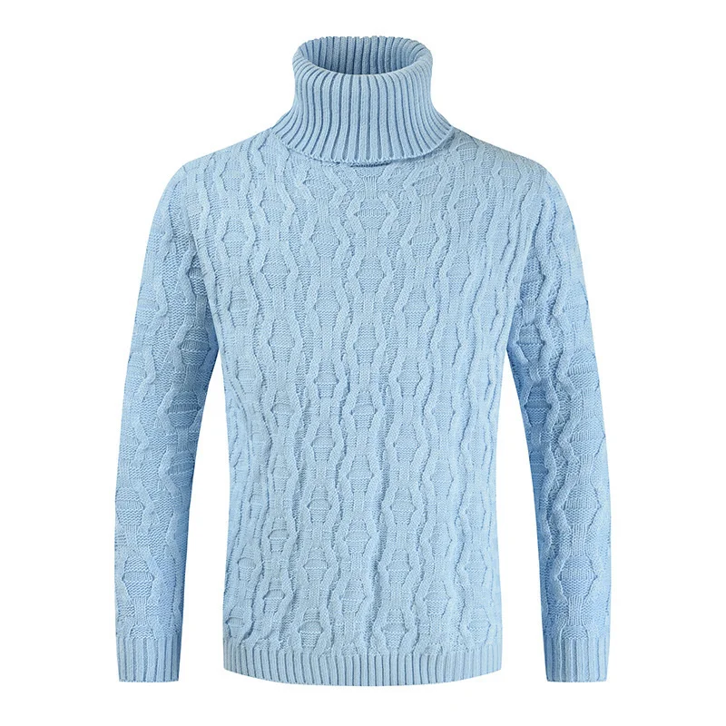 Autumn and Winter New Solid Color Turtleneck Men's Sweater Casual Daily Solid Color Casual Loose Men's Clothing
Autumn and Winter New Solid Color Turtleneck Men's Sweater Casual Daily Solid Color Casual Loose Men's Clothing