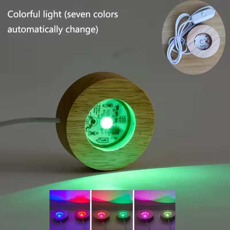 Деревянная круглая подставка для LED-ночника USB
Деревянная круглая подставка для LED-ночника USB