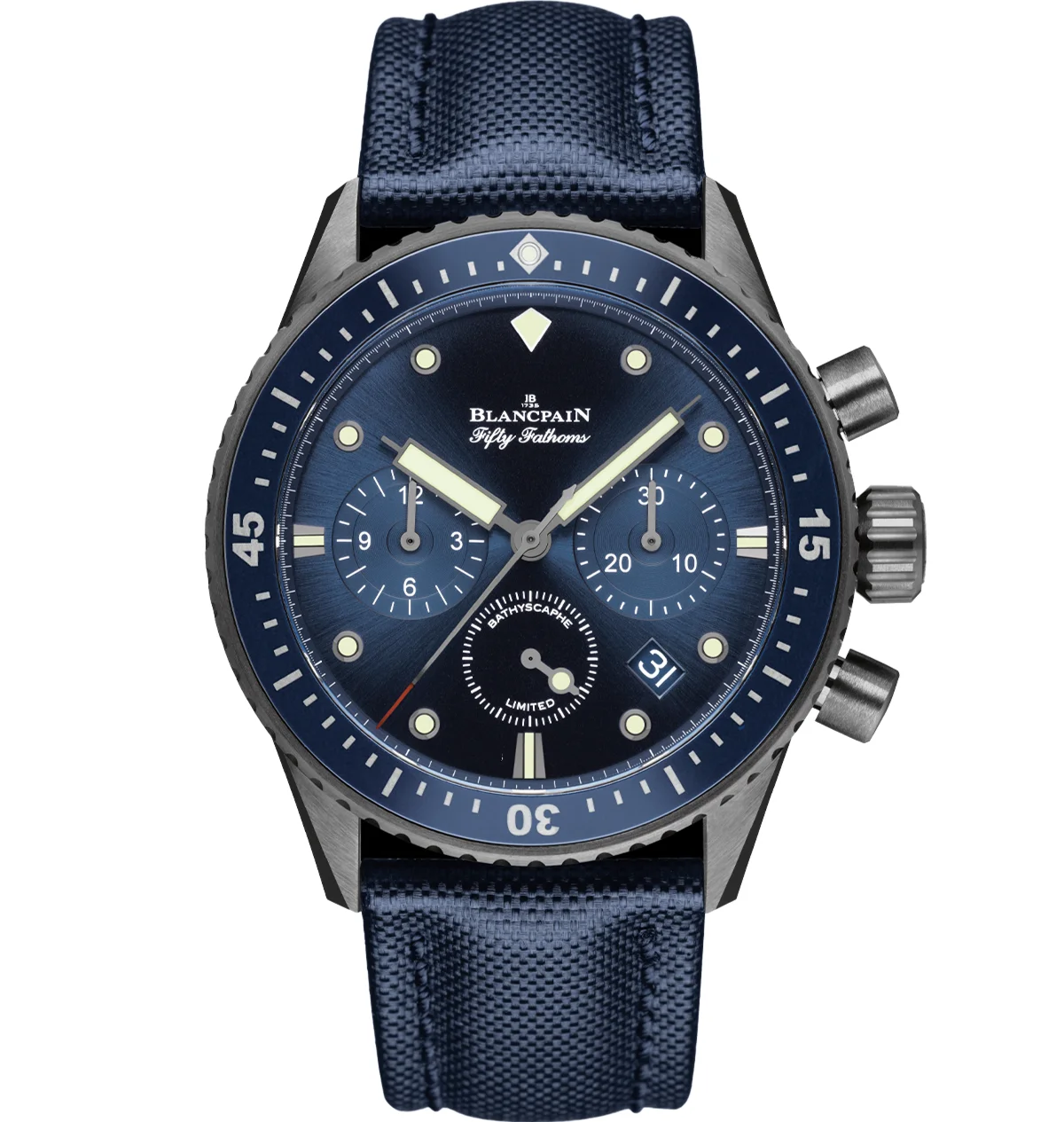 Часы наручные Blancpain мужские многофункциональные, модные кварцевые люксовые с нейлоновым ремешком, с автоматической датой
Часы наручные Blancpain мужские многофункциональные, модные кварцевые люксовые с нейлоновым ремешком, с автоматической датой