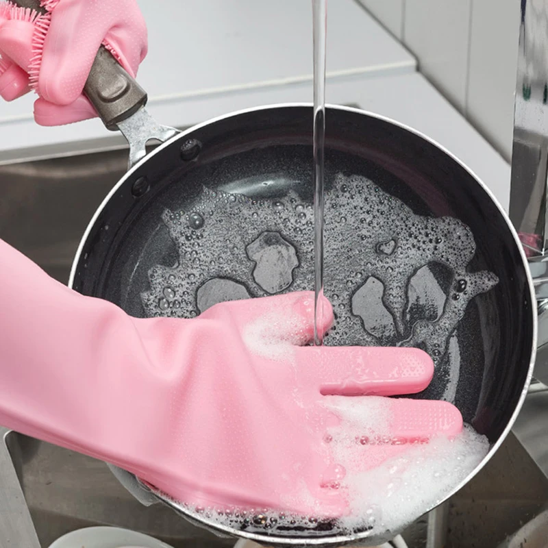 CK Tech. Dishwashing Cleaning Gloves Silicone Rubber Sponge Glove Household Scrubber Kitchen Clean Tools Dropshipping Kitchen
CK Tech. Dishwashing Cleaning Gloves Silicone Rubber Sponge Glove Household Scrubber Kitchen Clean Tools Dropshipping Kitchen