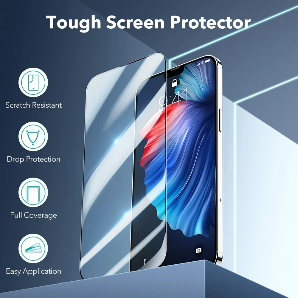 Защита экрана для iPhone 13, закаленное стекло для iPhone 13 Pro Max, полное покрытие, защитное стекло, сверхпрочная пленка 110 фунтов 9H
Защита экрана для iPhone 13, закаленное стекло для iPhone 13 Pro Max, полное покрытие, защитное стекло, сверхпрочная пленка 110 фунтов 9H