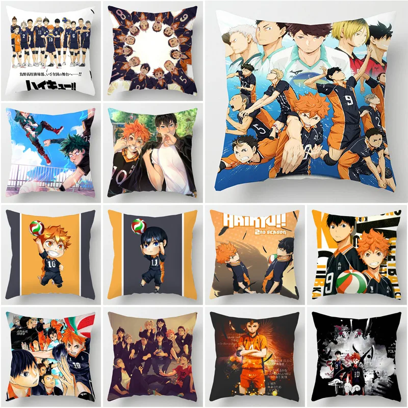 45*45CM Anime Haijiu Print Pillowcase Japan Wuye Hinata Shouyou Soft Pillowcase Living Room Sofa Home Car Pillow
45*45CM Anime Haijiu Print Pillowcase Japan Wuye Hinata Shouyou Soft Pillowcase Living Room Sofa Home Car Pillow